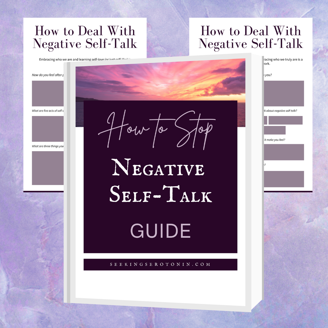 How to overcome negative self-talk guide and worksheets