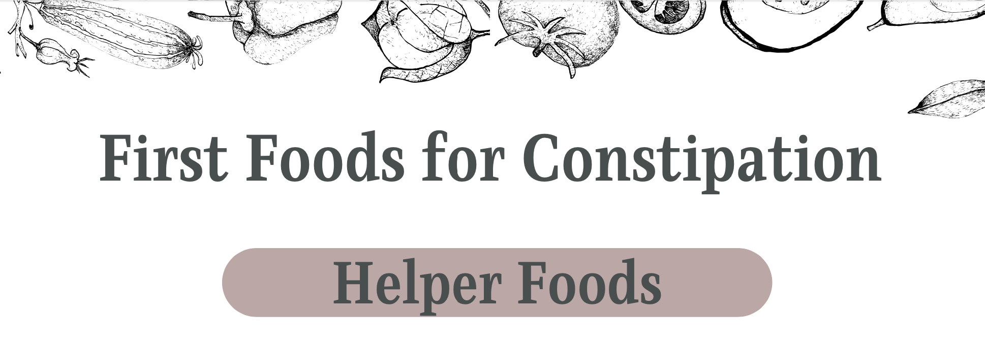 foods for constipation in babies