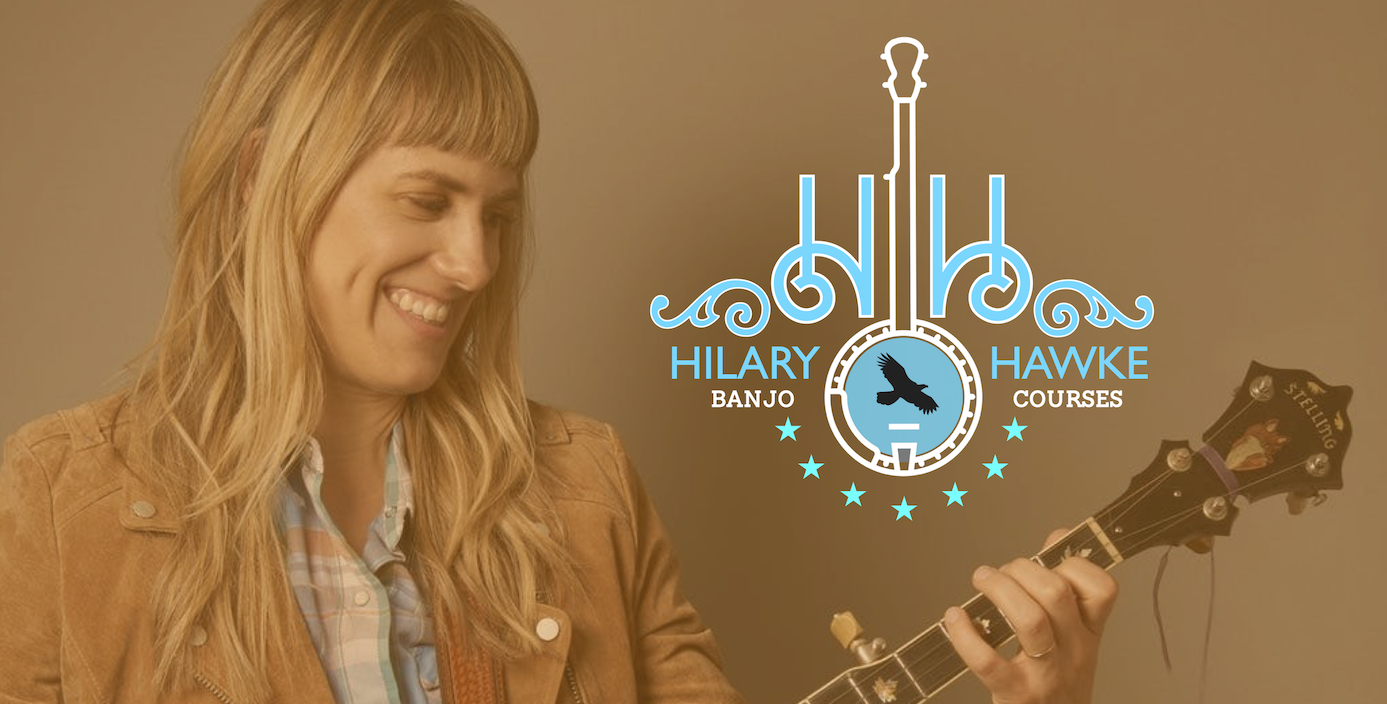 Hilary Hawke Banjo Course banner