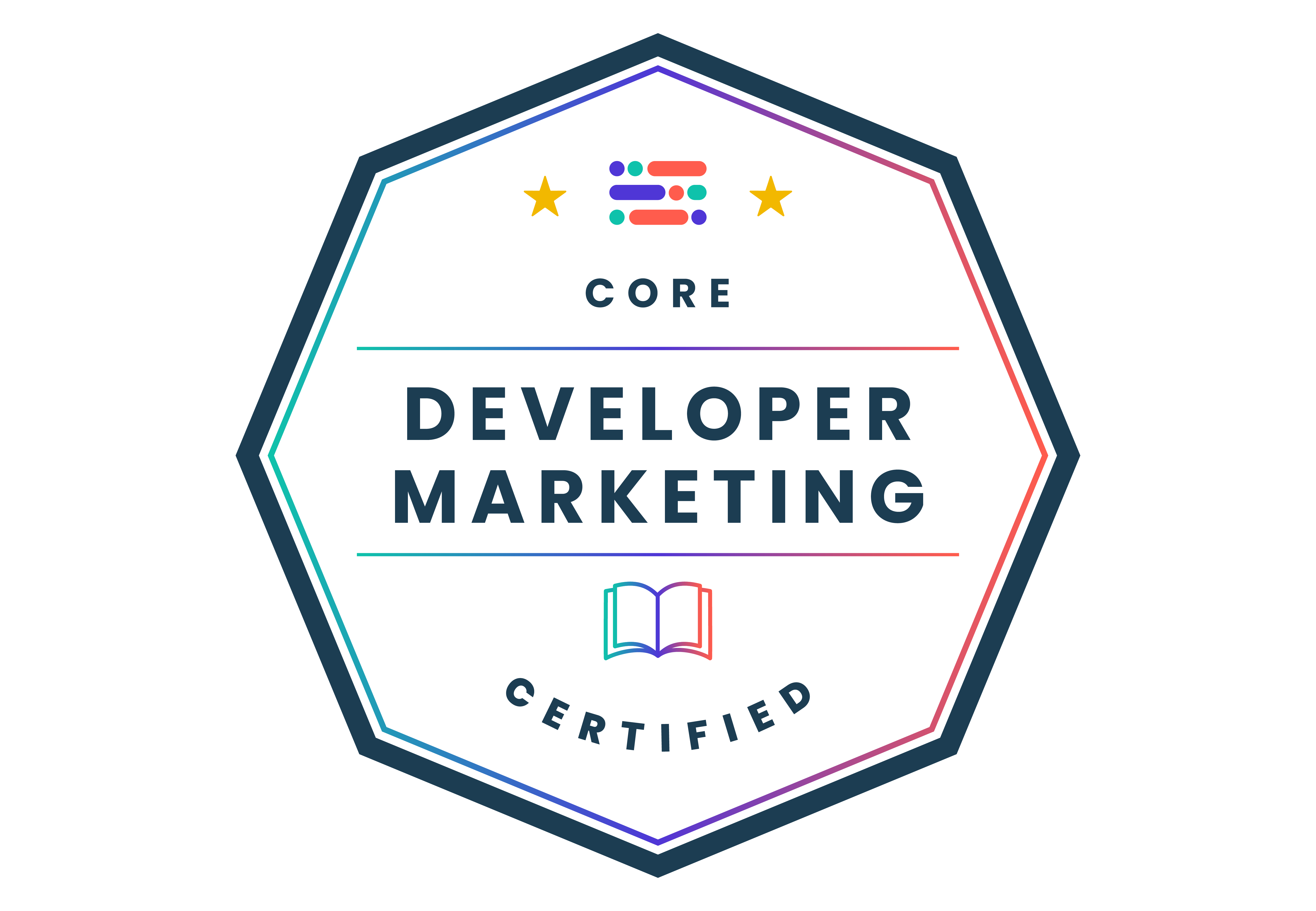 Developer Marketing Certified: Core badge