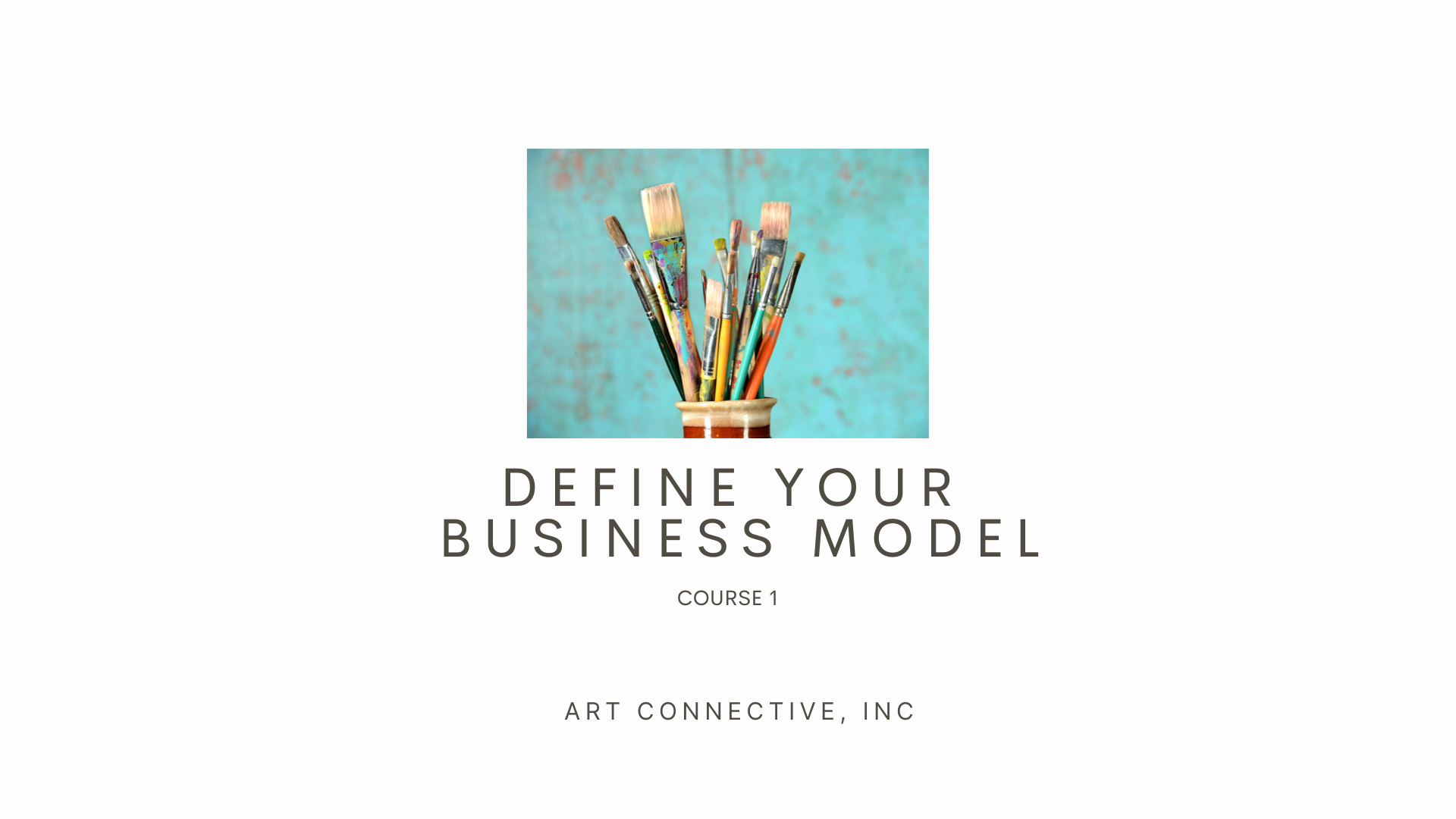 artist define your business model