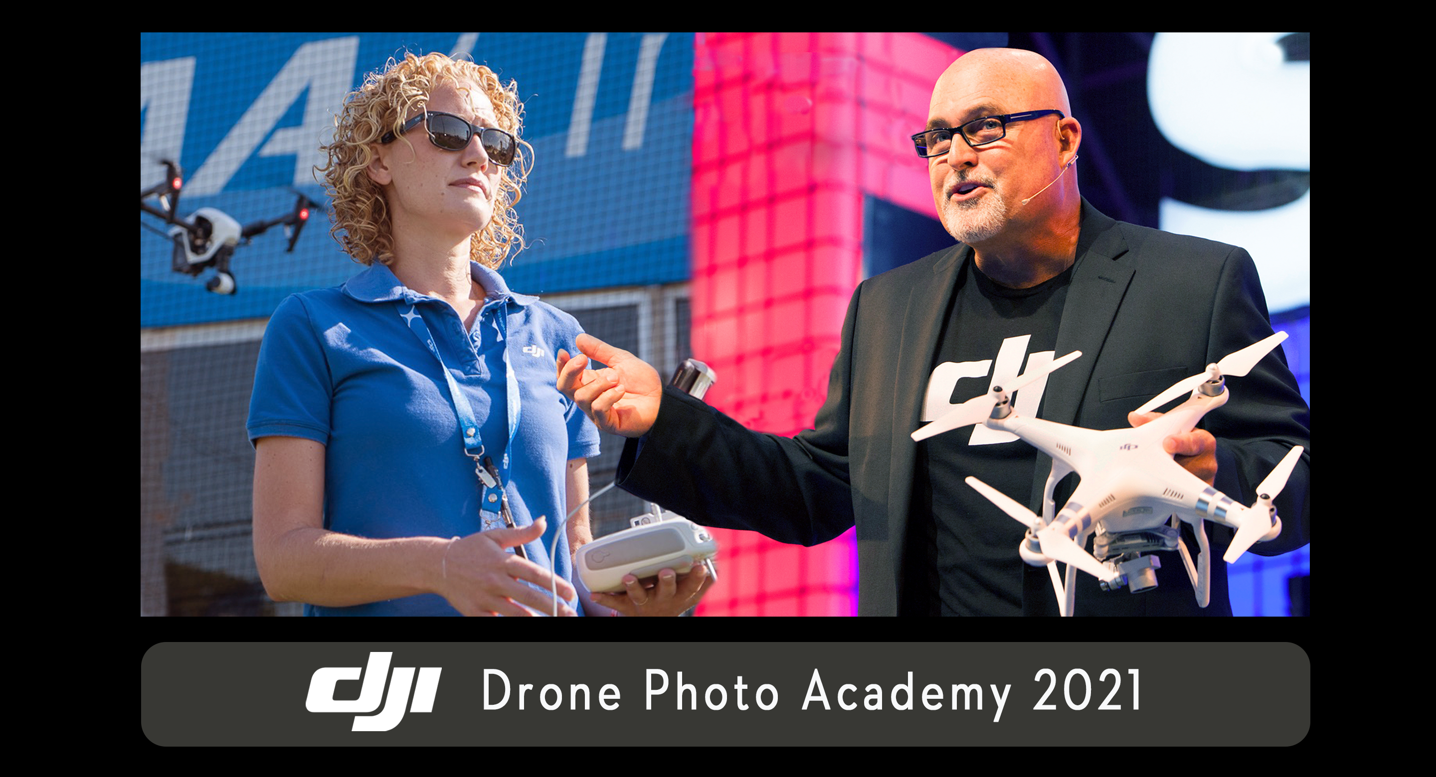 Randy and Stacy are your DJI Drone Photo Academy Instructors