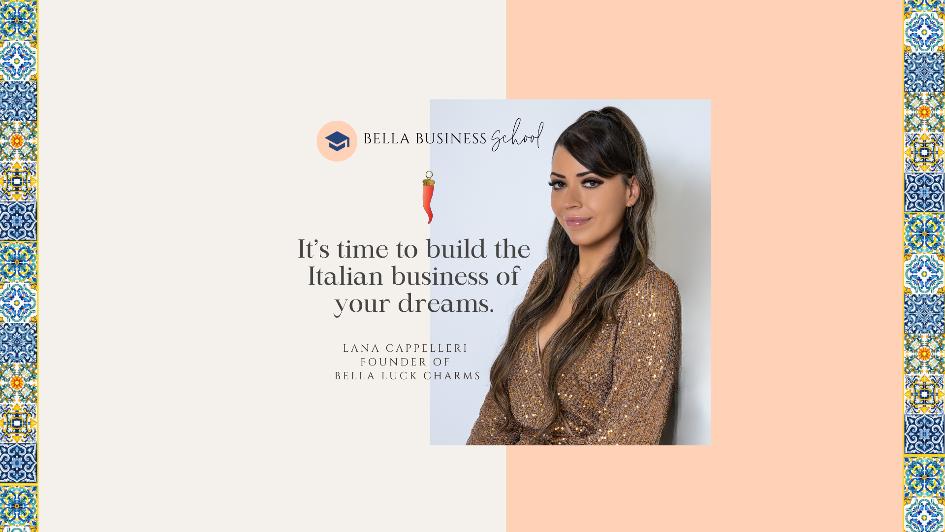 Start a six-figure Italian Product Business | Bella Business School