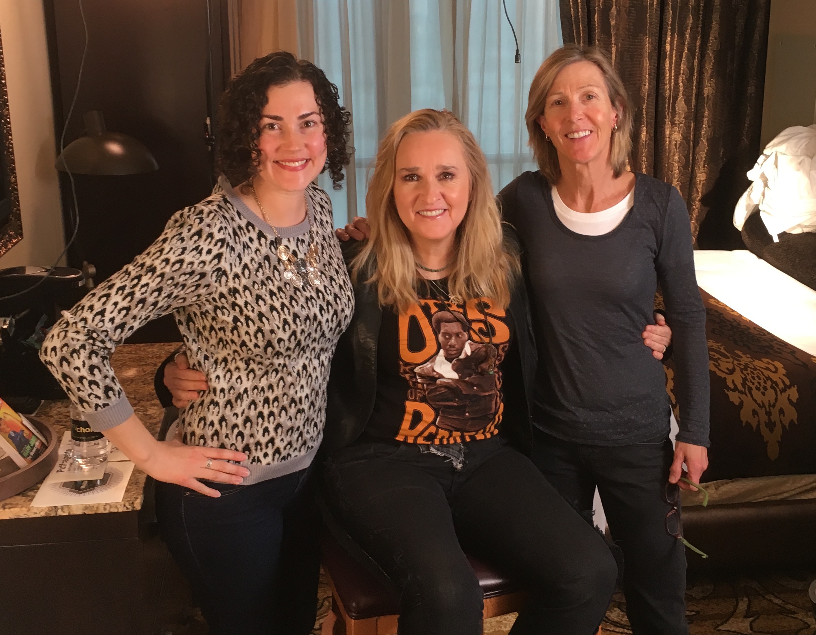 Windy Borman, Melissa Etheridge, and Kimman Harmon