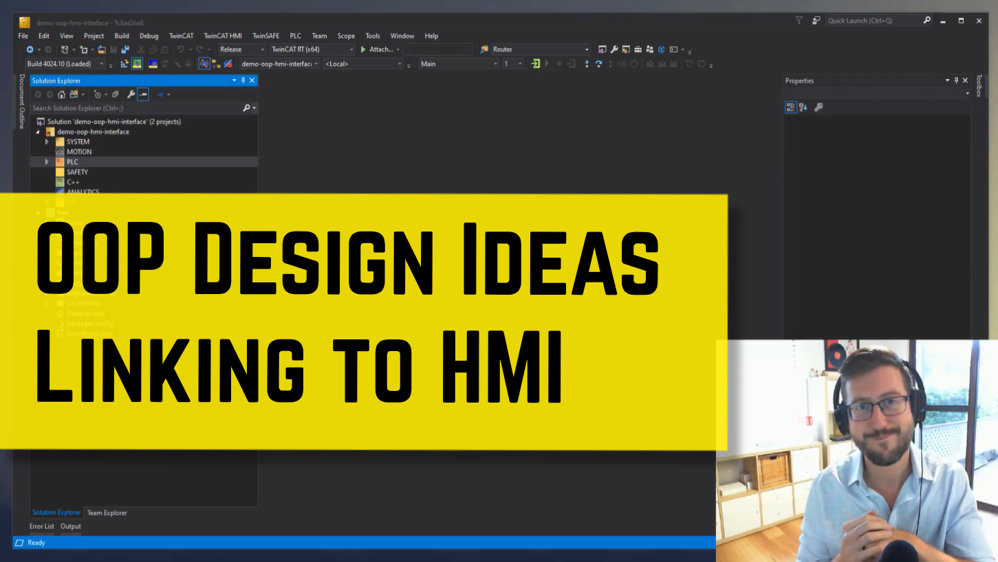 OOP Design Ideas Linking To HMI