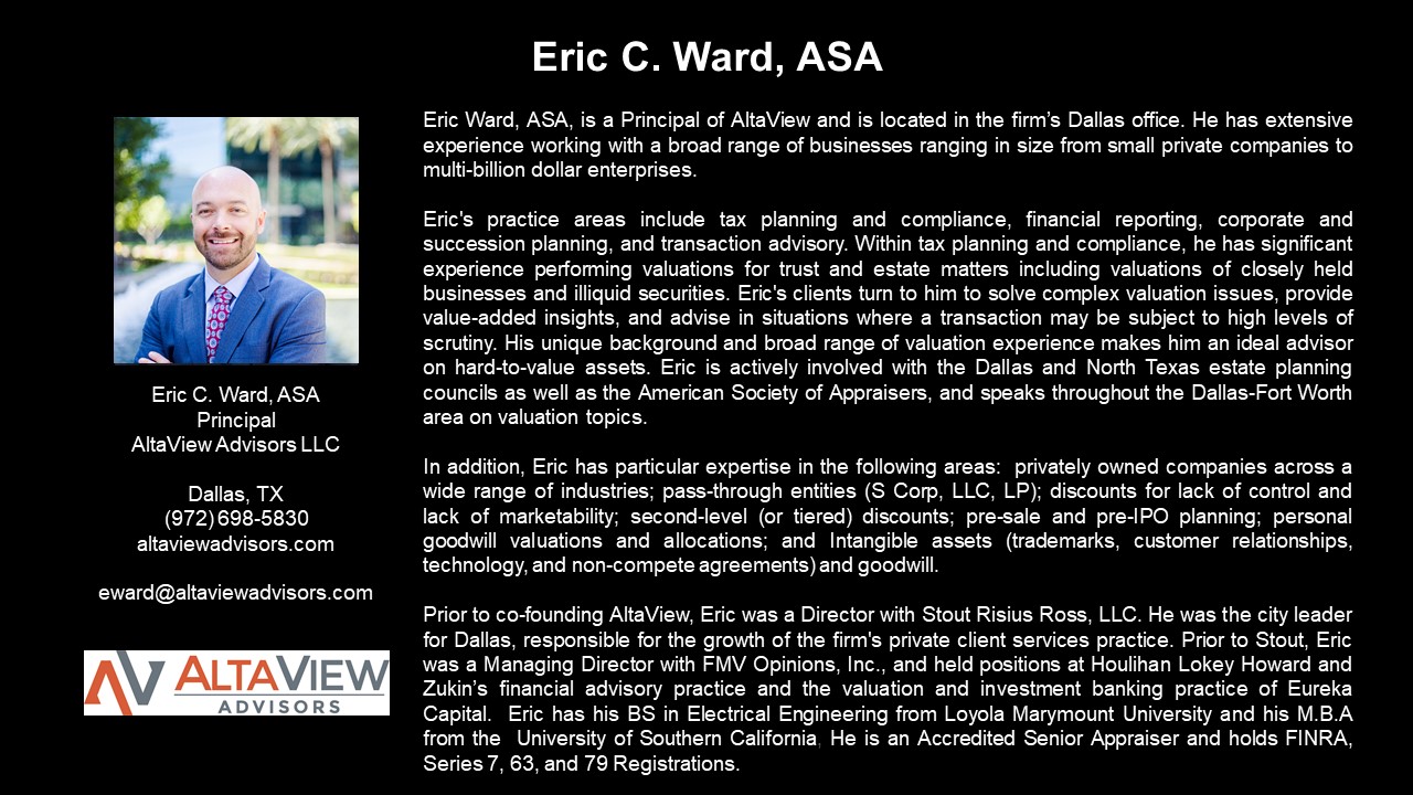 APEG Eric C. Ward,  ASA