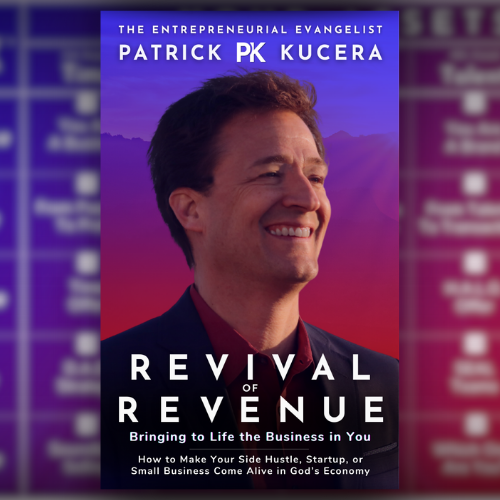 The book cover of Revival of Revenue with PK smiling and a ray of sunlight shining on his face.