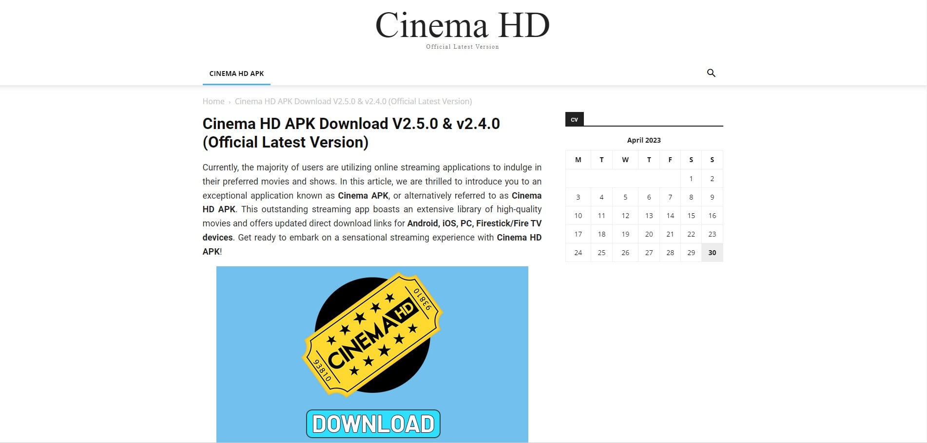 Cinema HD