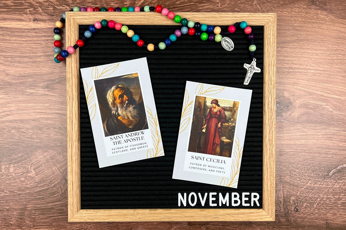 November 2023 Saint Display Cards