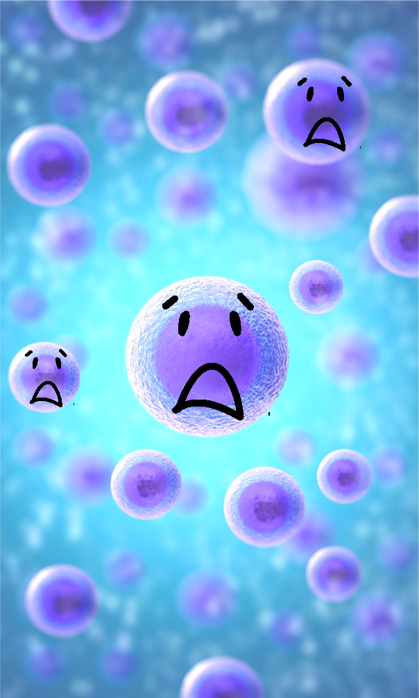 Unhappy body cells
