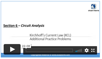 Video Kirchoff's Current Law