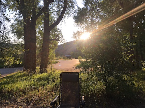 Single Chair in Sun