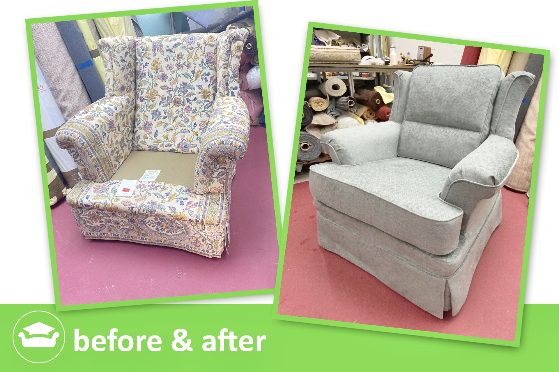 loose covers for a wing chair with double back cushions