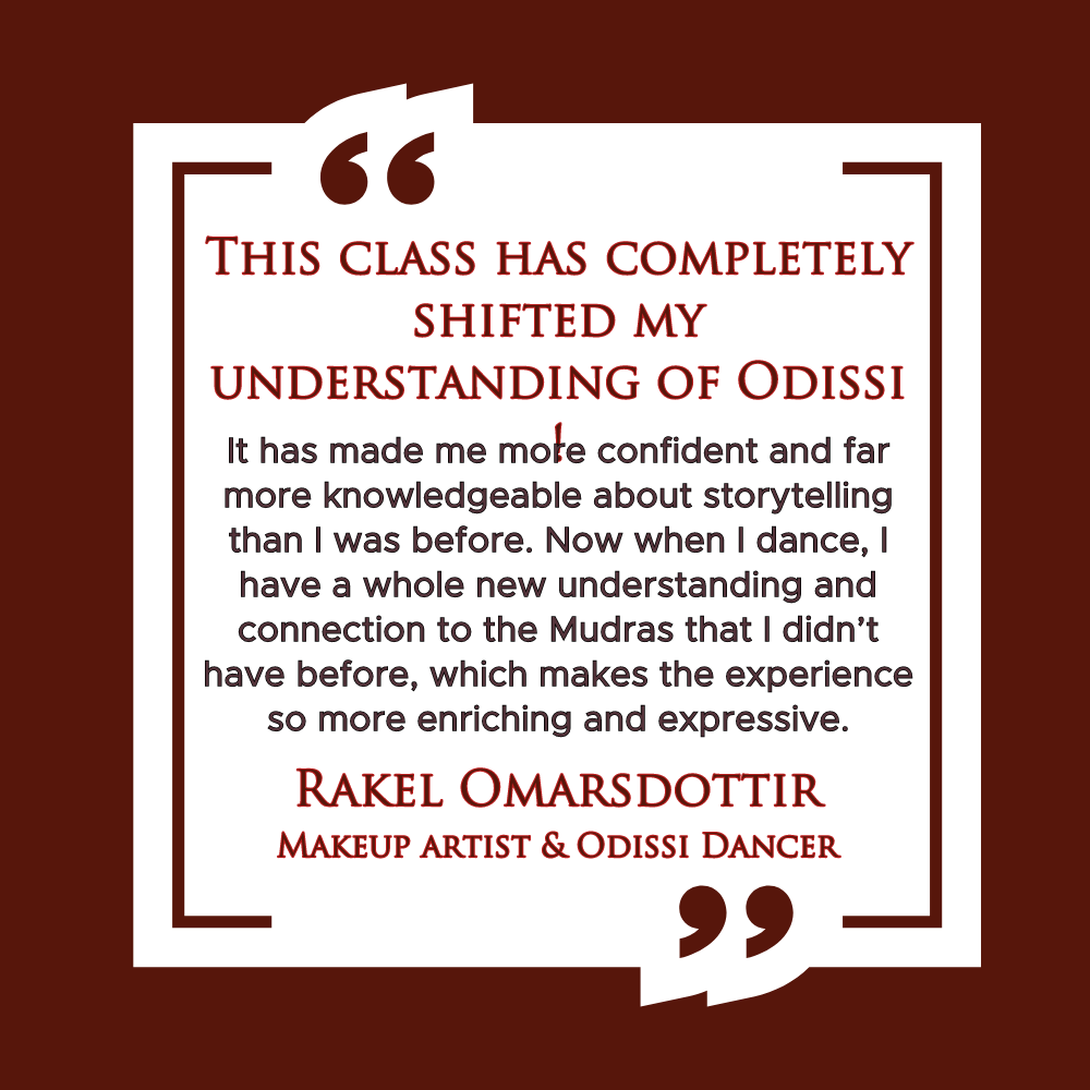 ❝ completely shifted my understanding of the Odissi Dance form... ❞