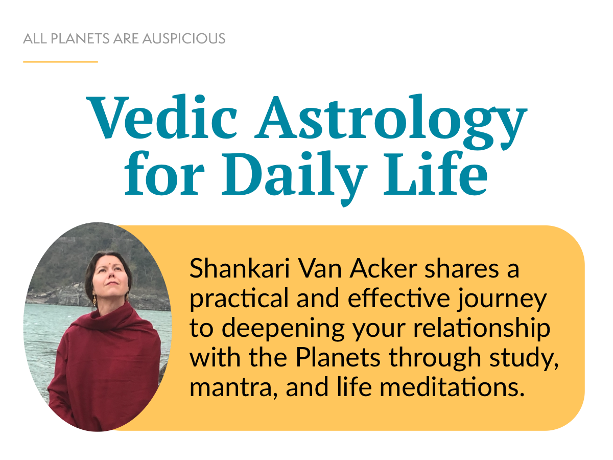 Shankari Van Acker teaches Everyday Vedic Astrology Jyotisha Chart Reading