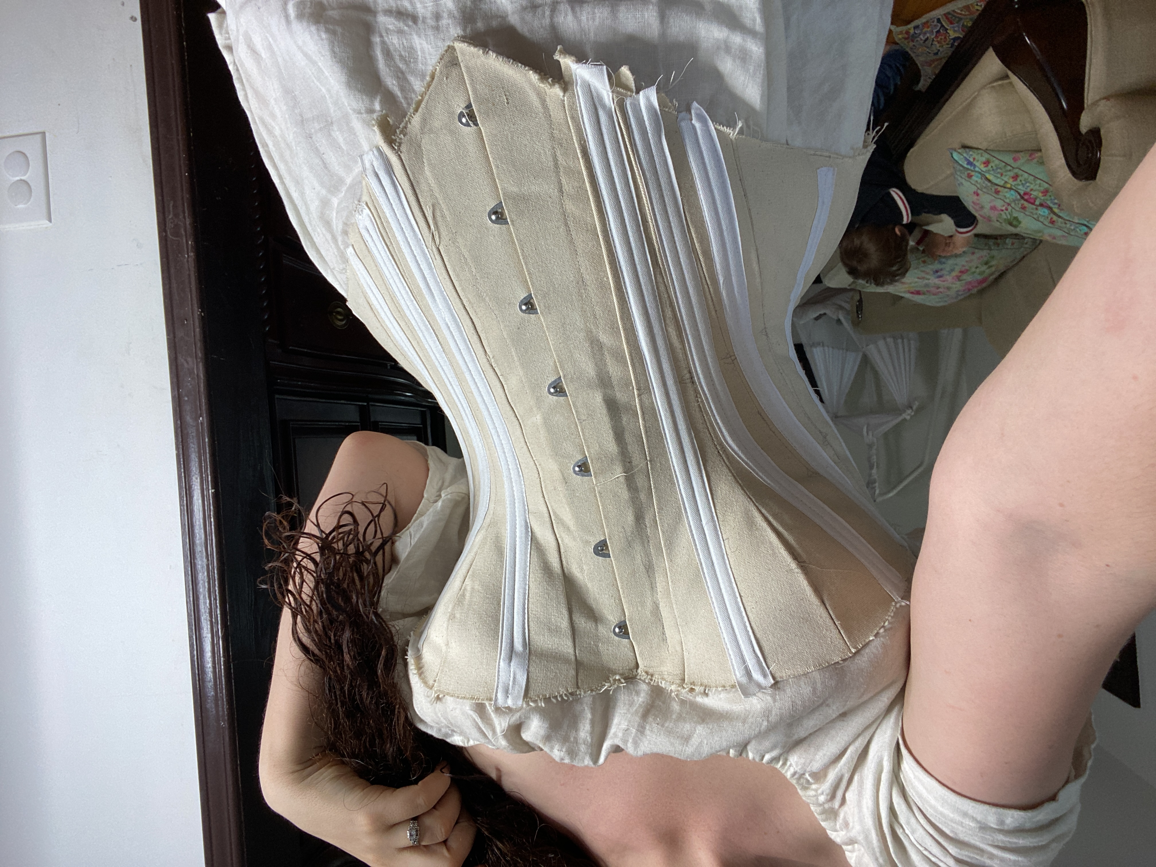 How I Sewed Hand-Made Lace For My Victorian Corset