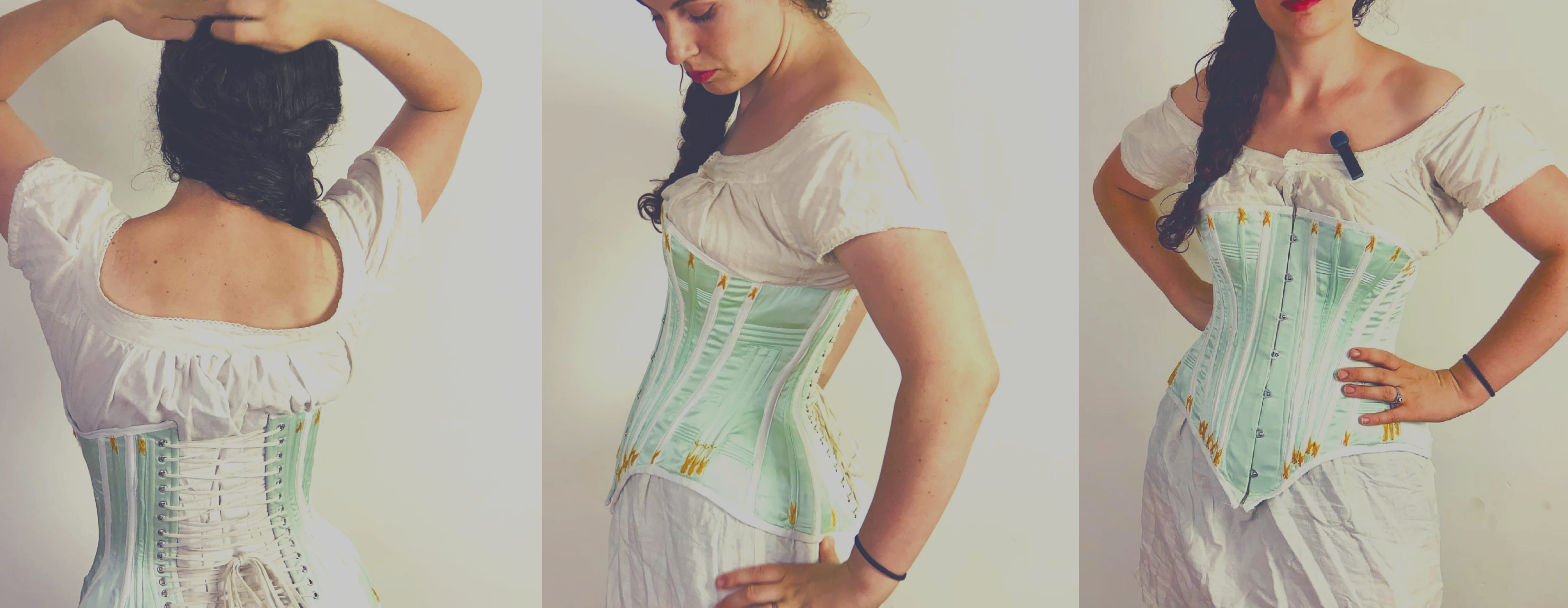 Corset lacing: how to put a corset on  Fashion sewing, Corset fashion, Diy  sewing clothes