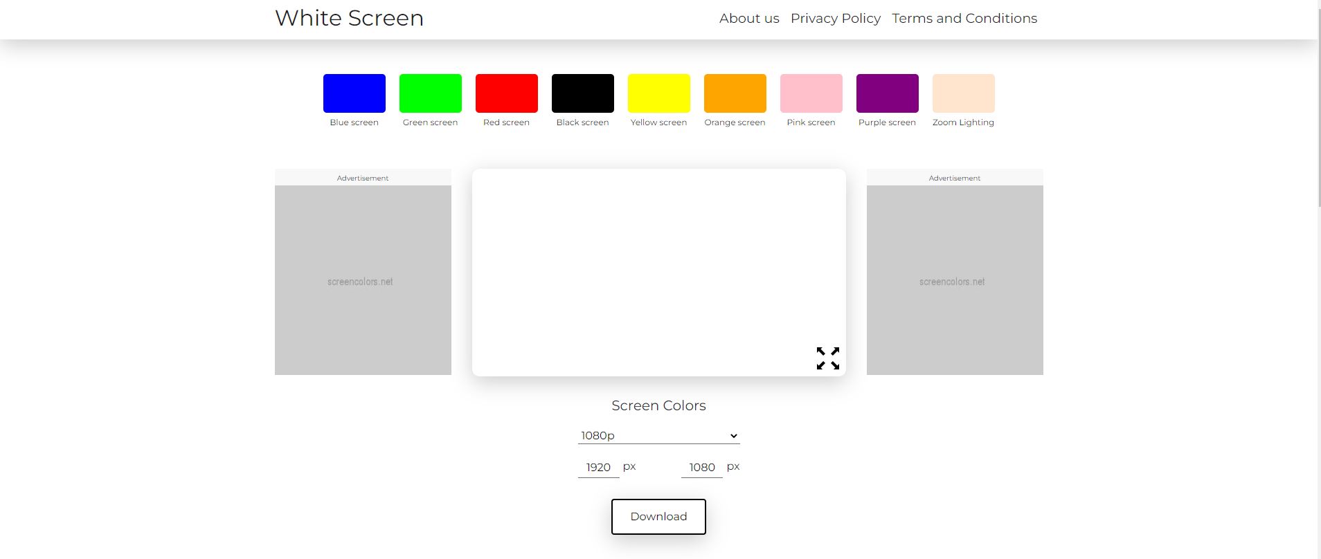 White Screen