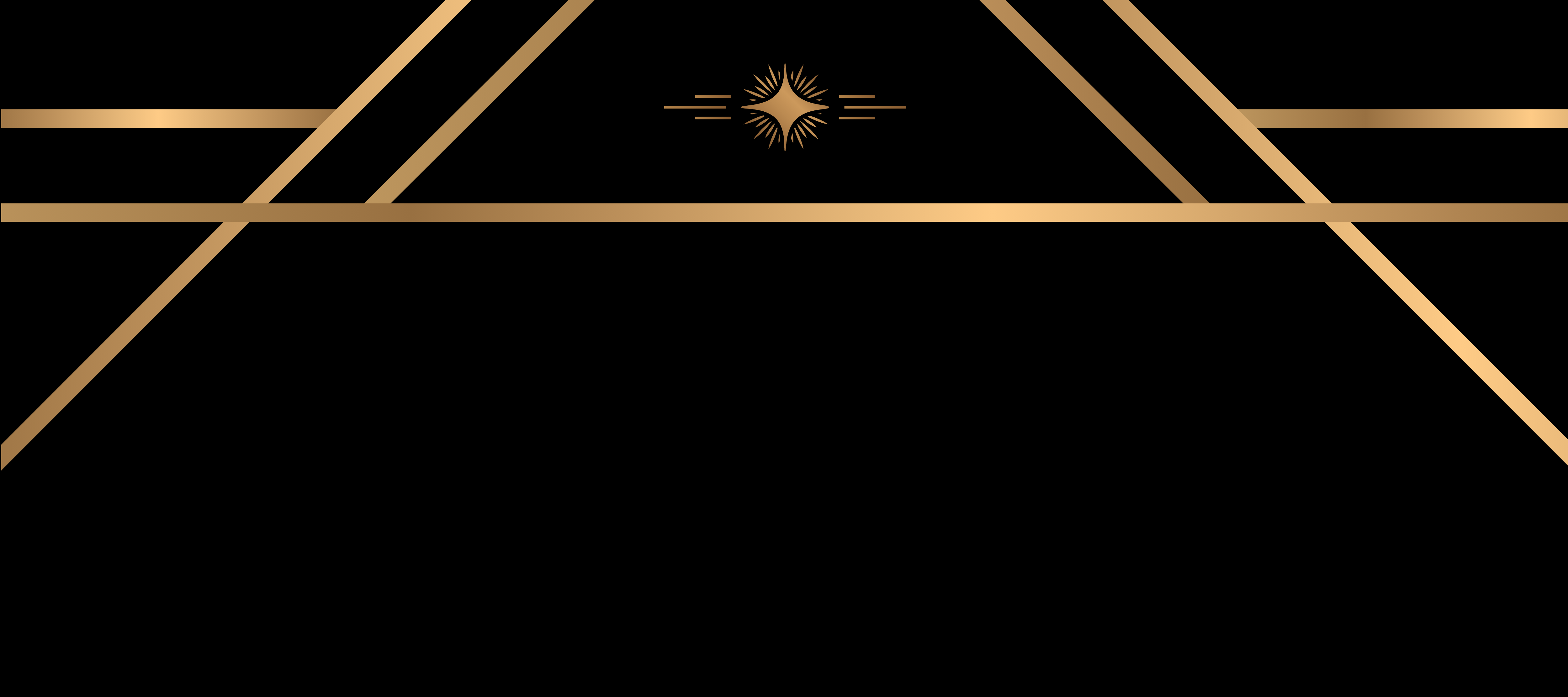 Gold Star with Angle Border