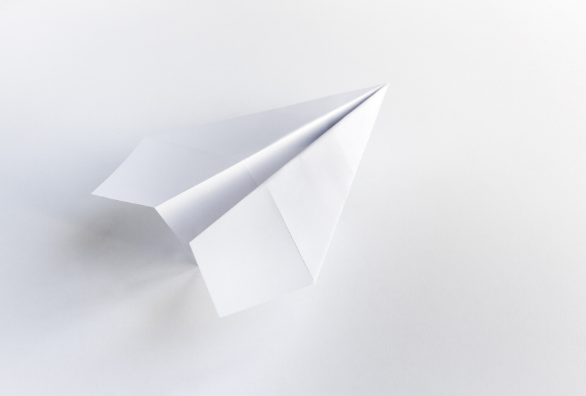 Paper plane background image