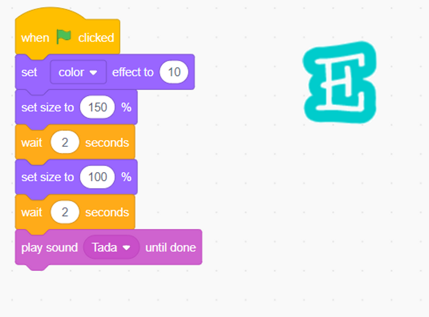 Create A Name Game using SCRATCH for Coding Beginners Easy Codes for Kids