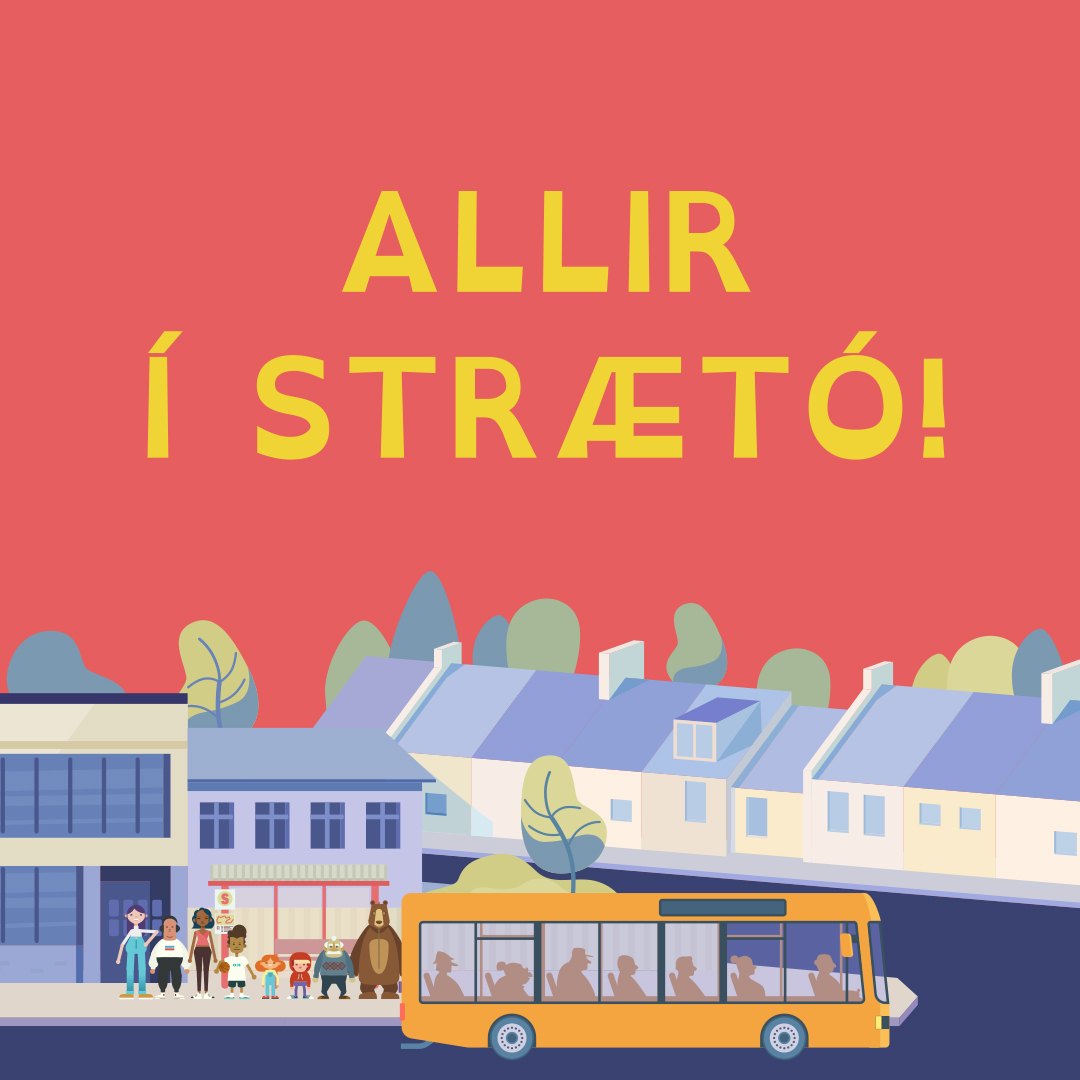 Allir í strætó