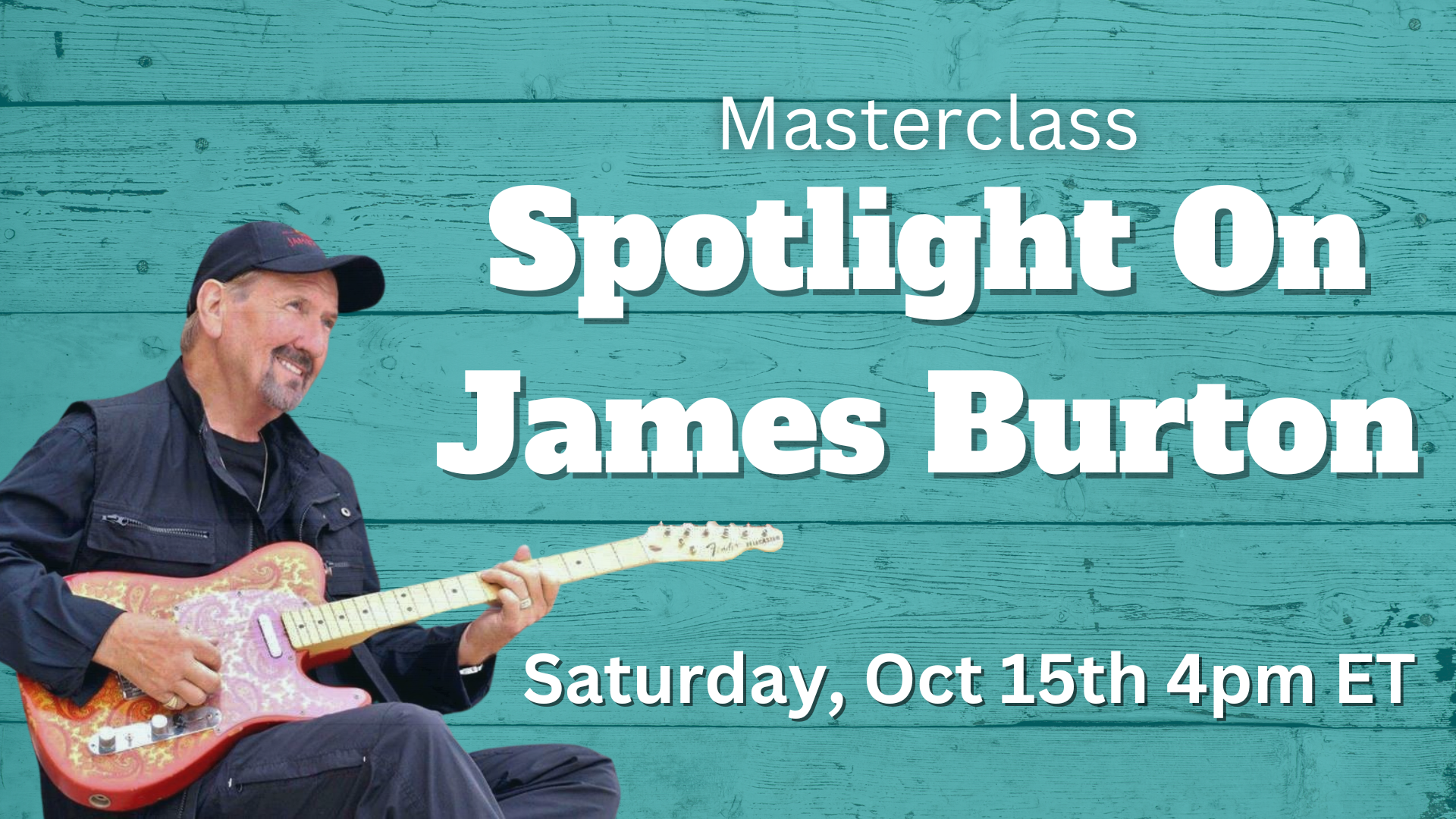 Masterclass Spotlight On James Burton The Inspired Guitarist