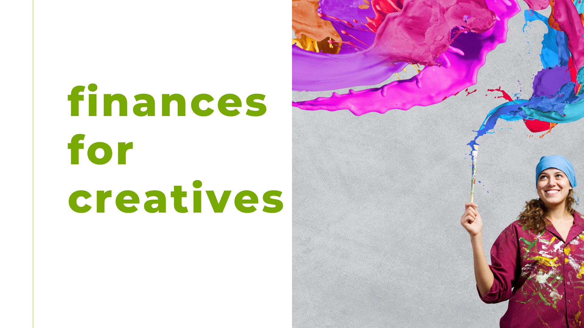 cover photo for finances for creatives