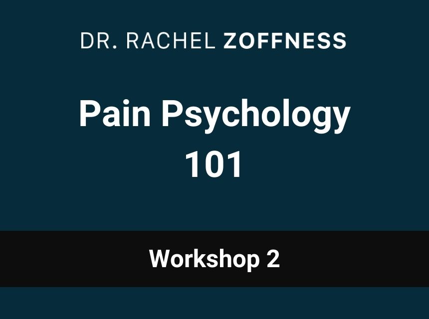 Pain Psychology 101