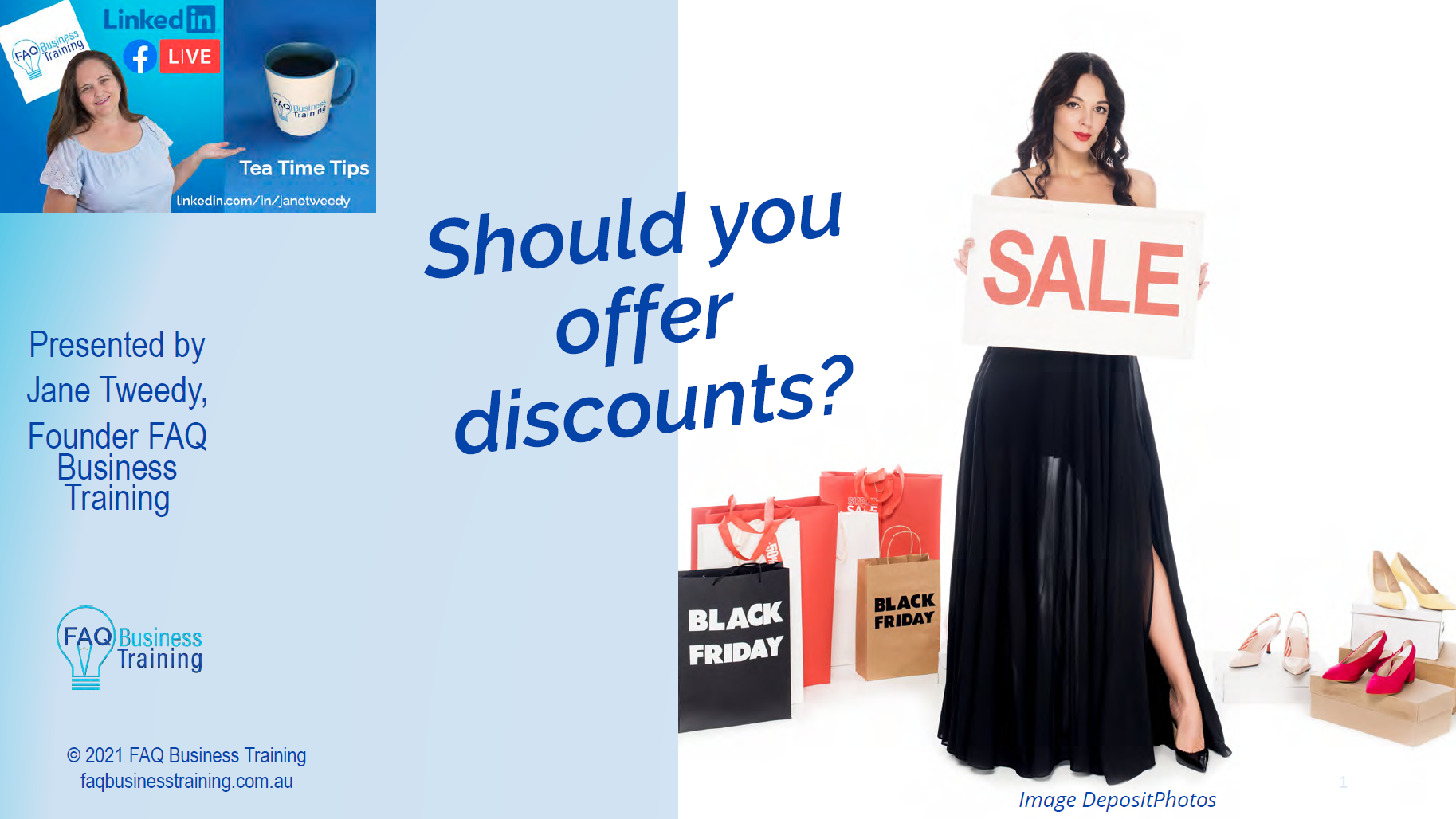 should you offer discounts