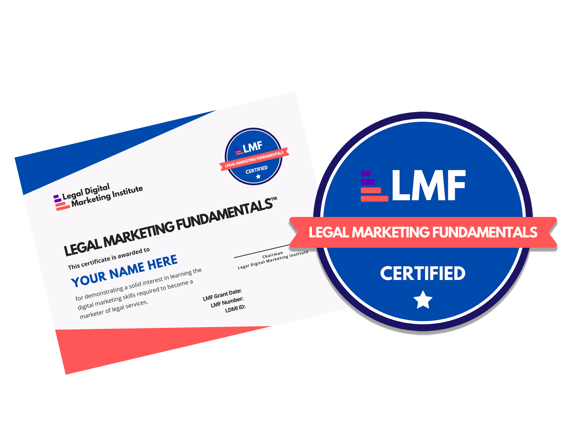 LMF Certificate and Badge