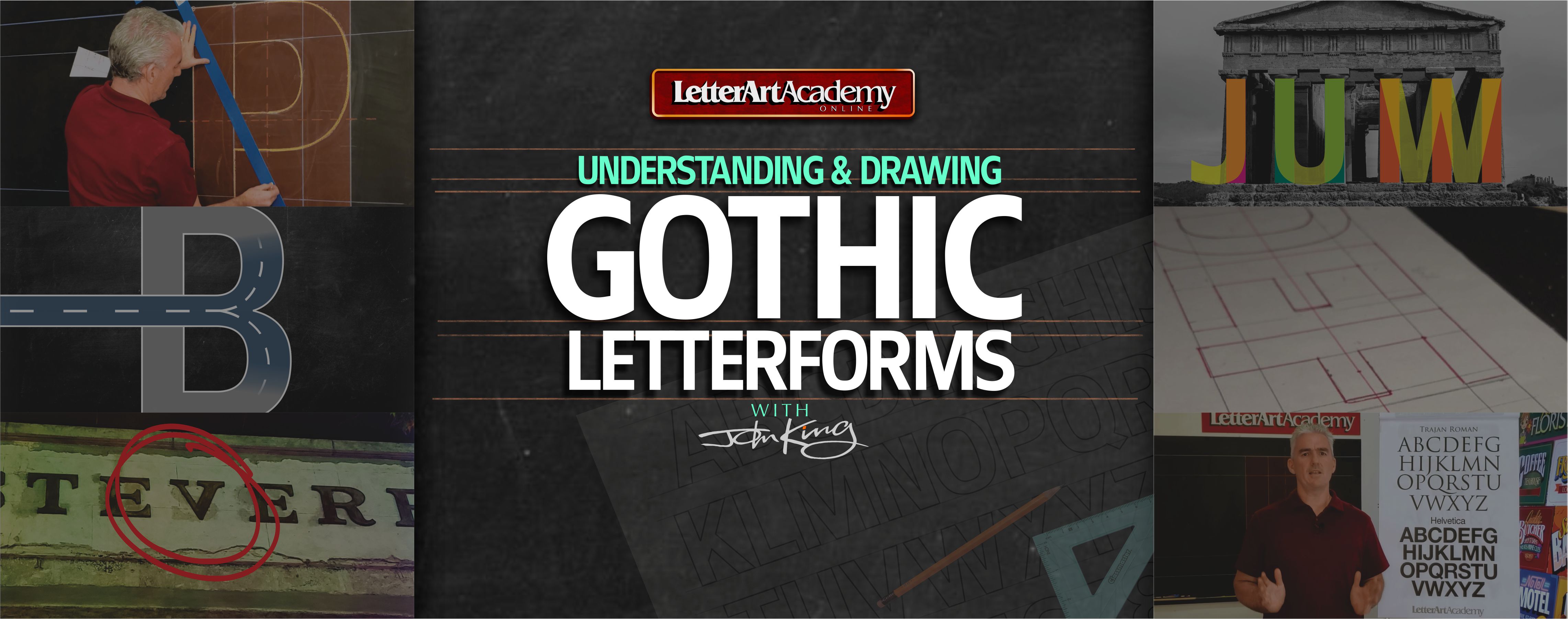 sign painting online course learn how to draw sans serif gothic lettering 