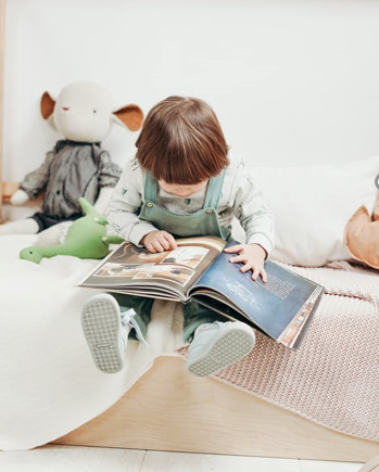 Young child reading