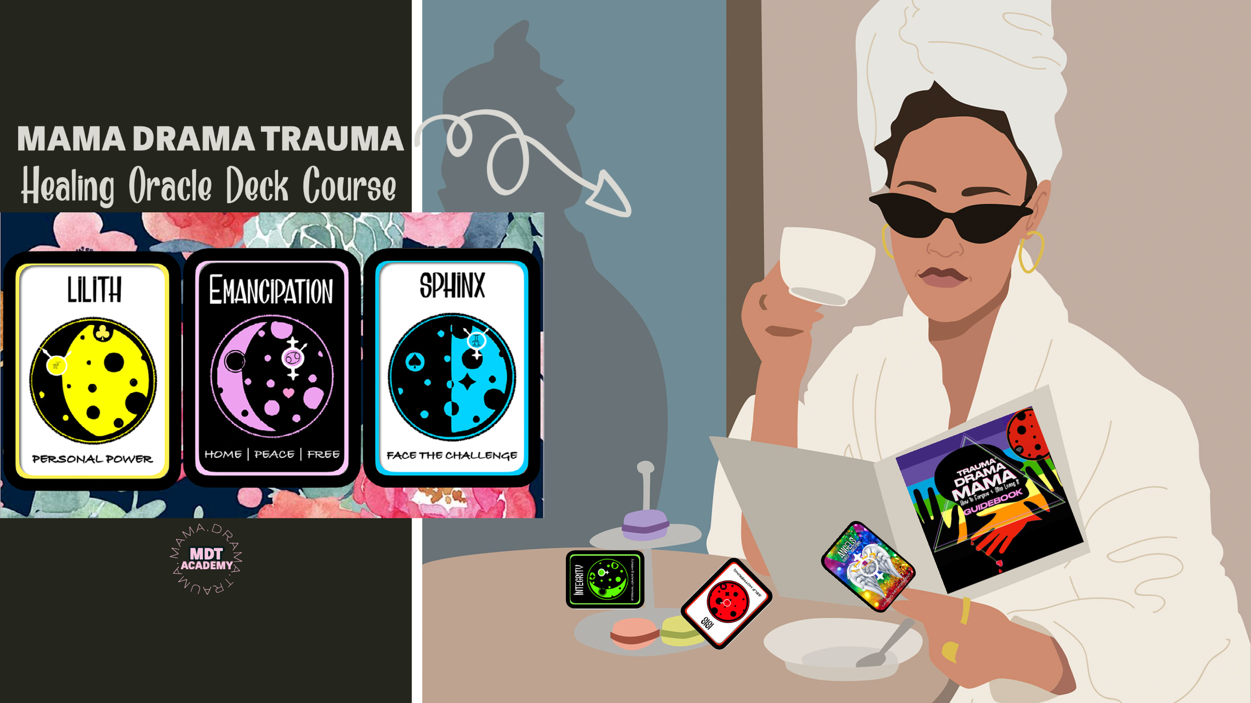 Mama Drama Trauma Healing Oracle Deck