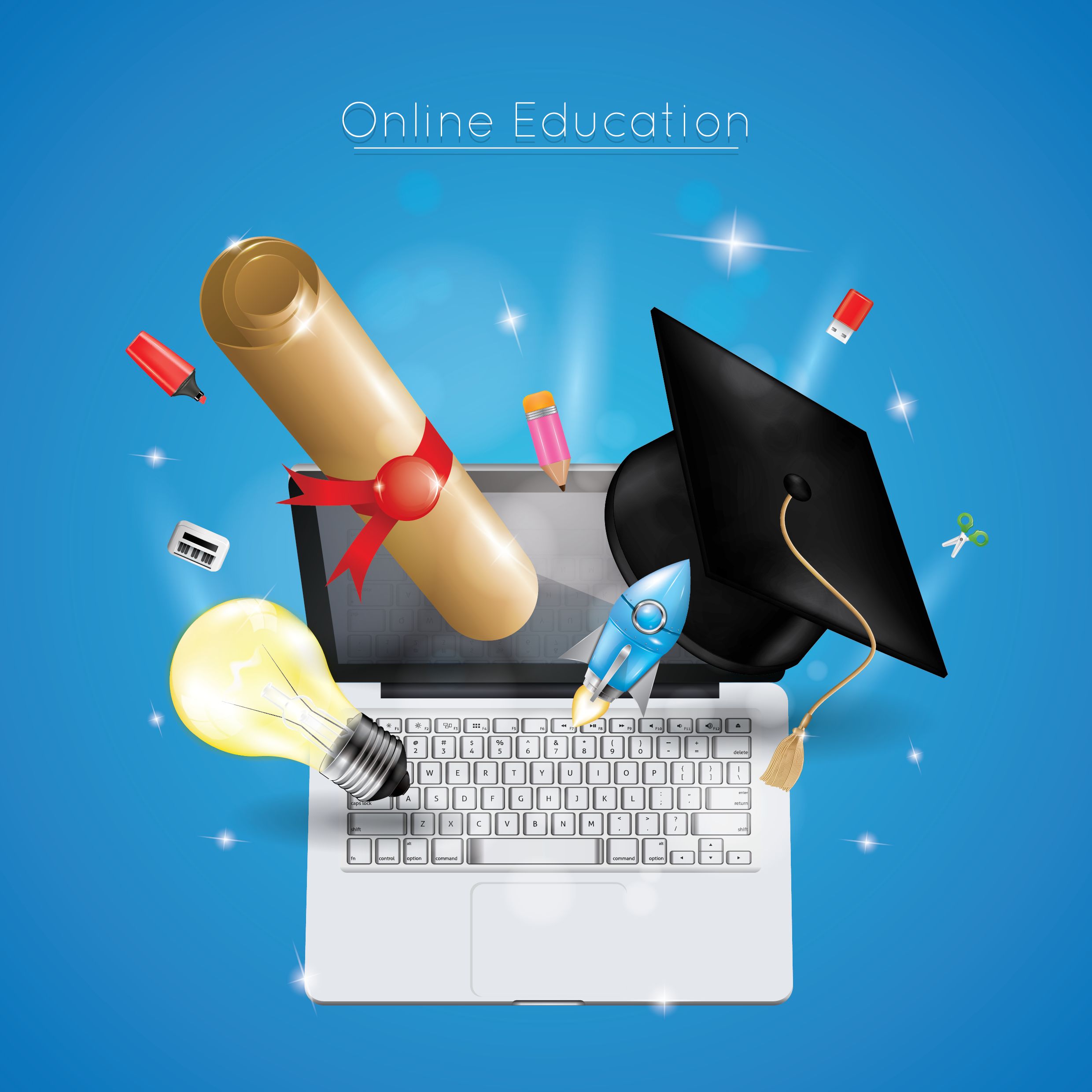 what's included in online course