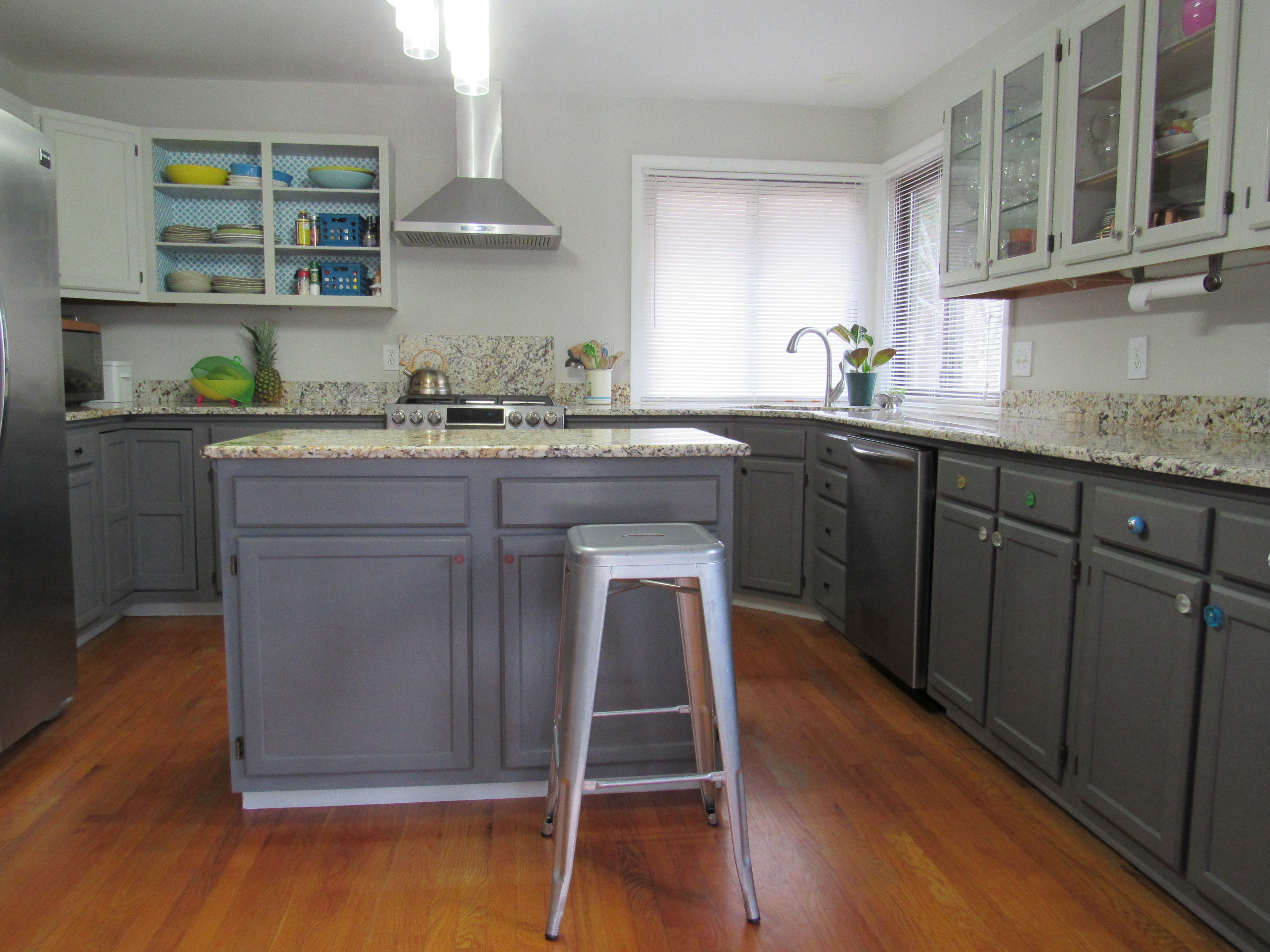 painted kitchen