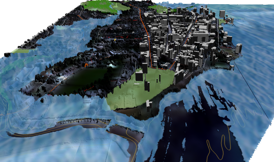 St. Andrews, Scotland, 8m Sea Level Rise