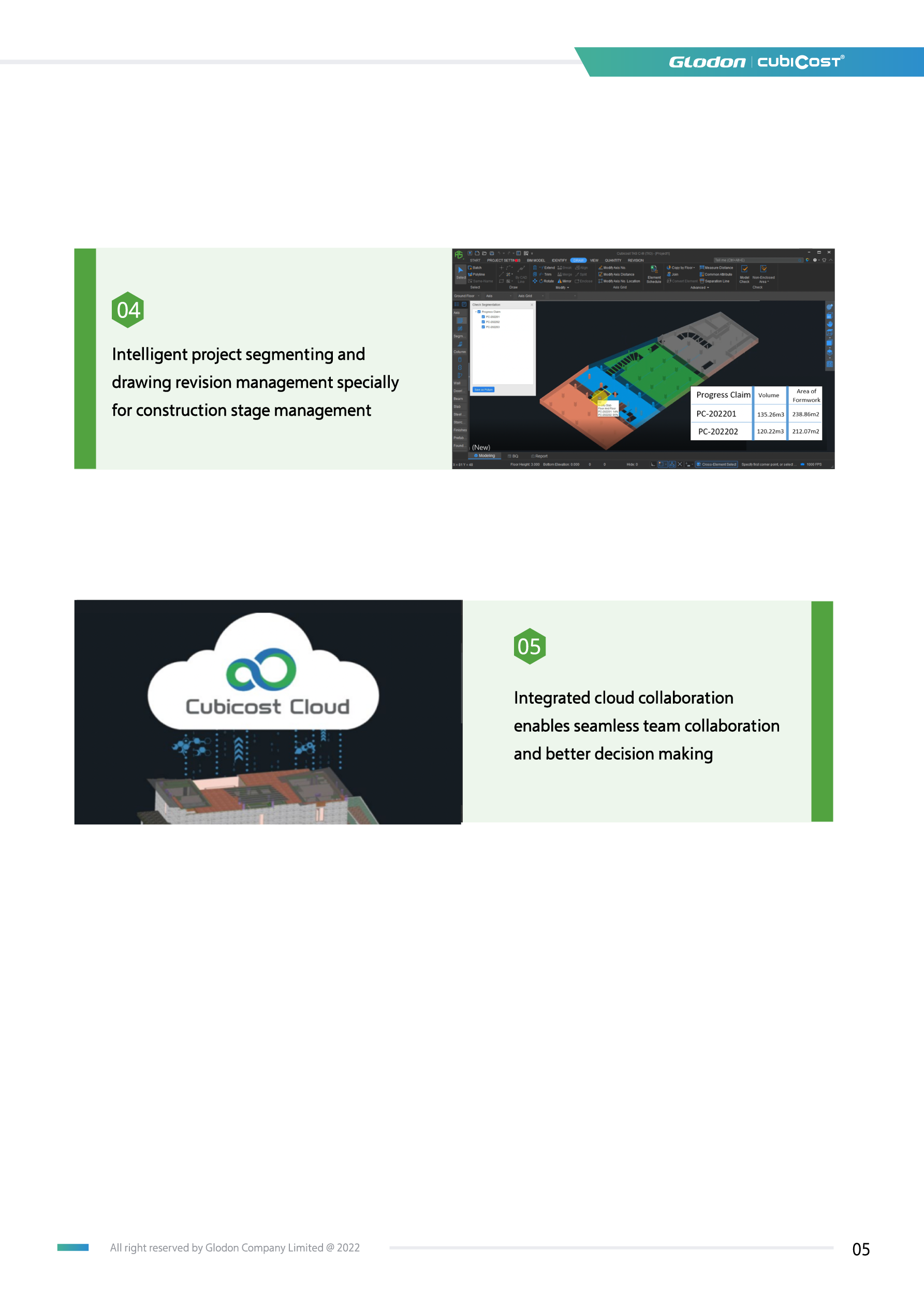 Glodon Cubicost 5D BIM-Product Brochure-Page6