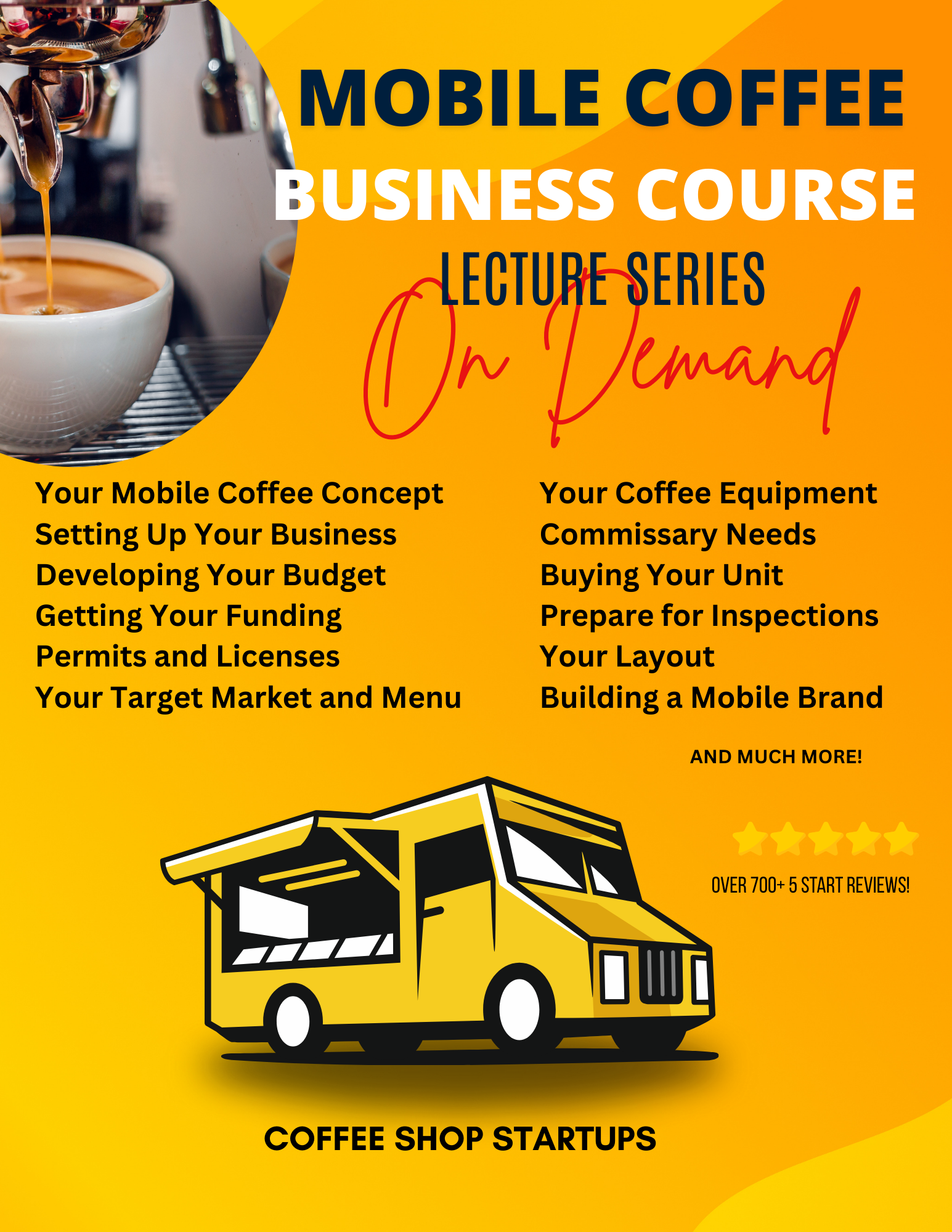 Mobile Coffee Business Course Lecture Series