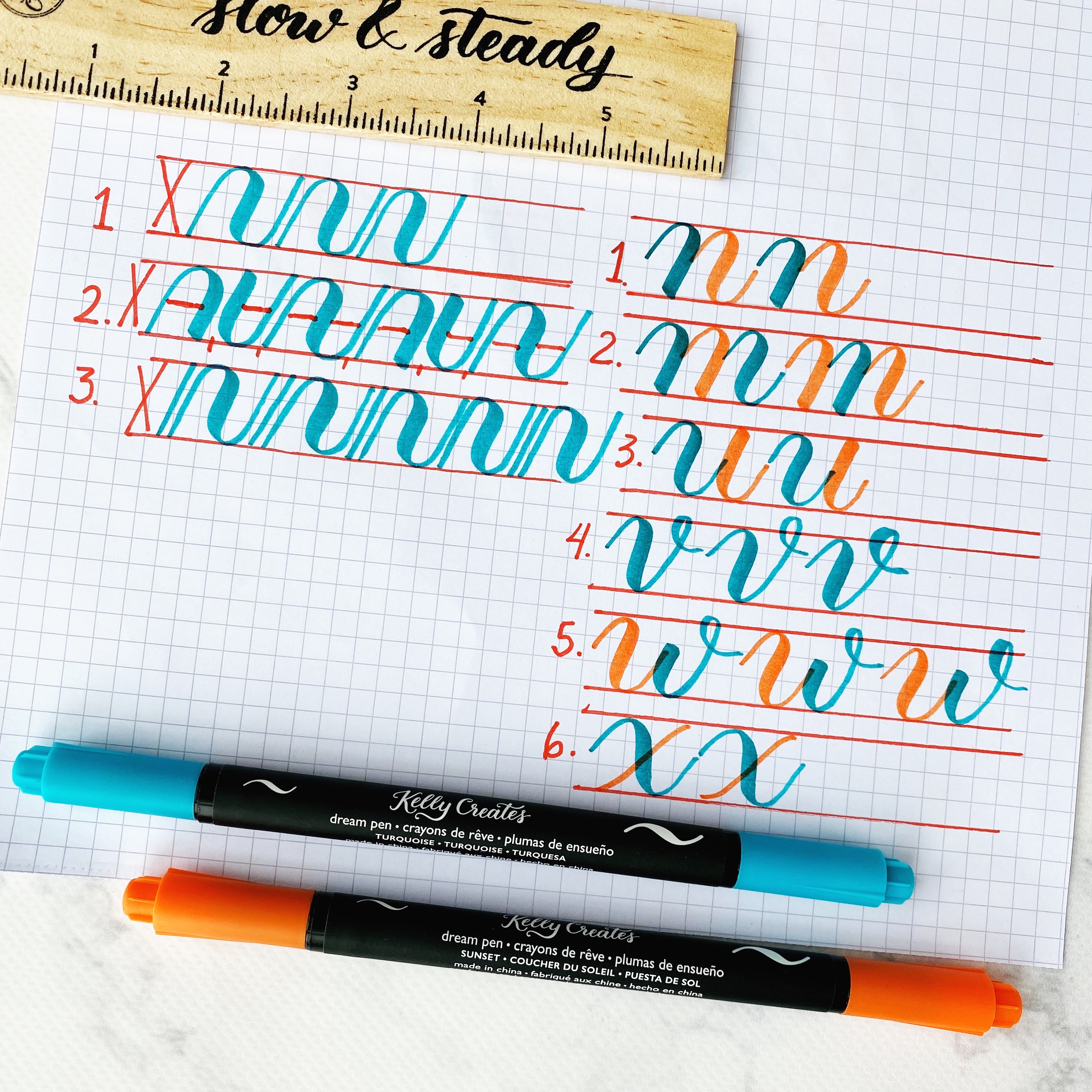 Learn Brush Lettering – Kelly Creates