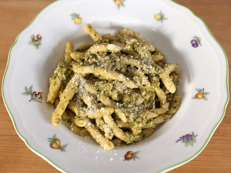 fresh-made pasta dishes