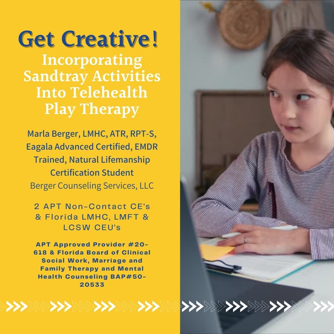 Sandtray Techniques for telehealth play therapy