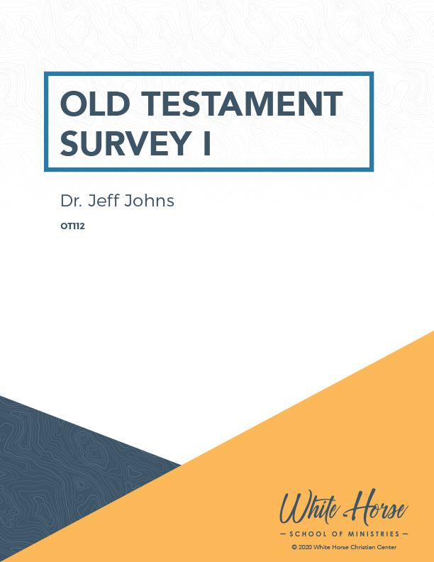 Old Testament Survey I - Course Cover