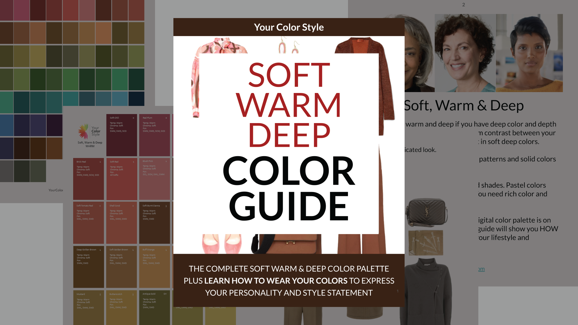 Soft Warm Deep Color Guide