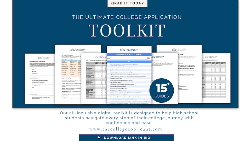 The Ultimate College Application Toolkit