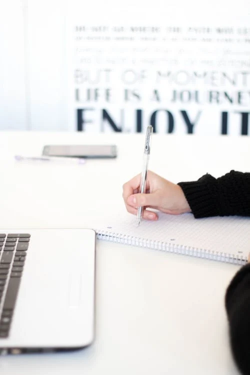 person writing