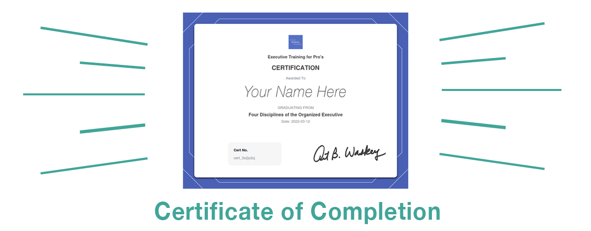 Certificate Of Completion