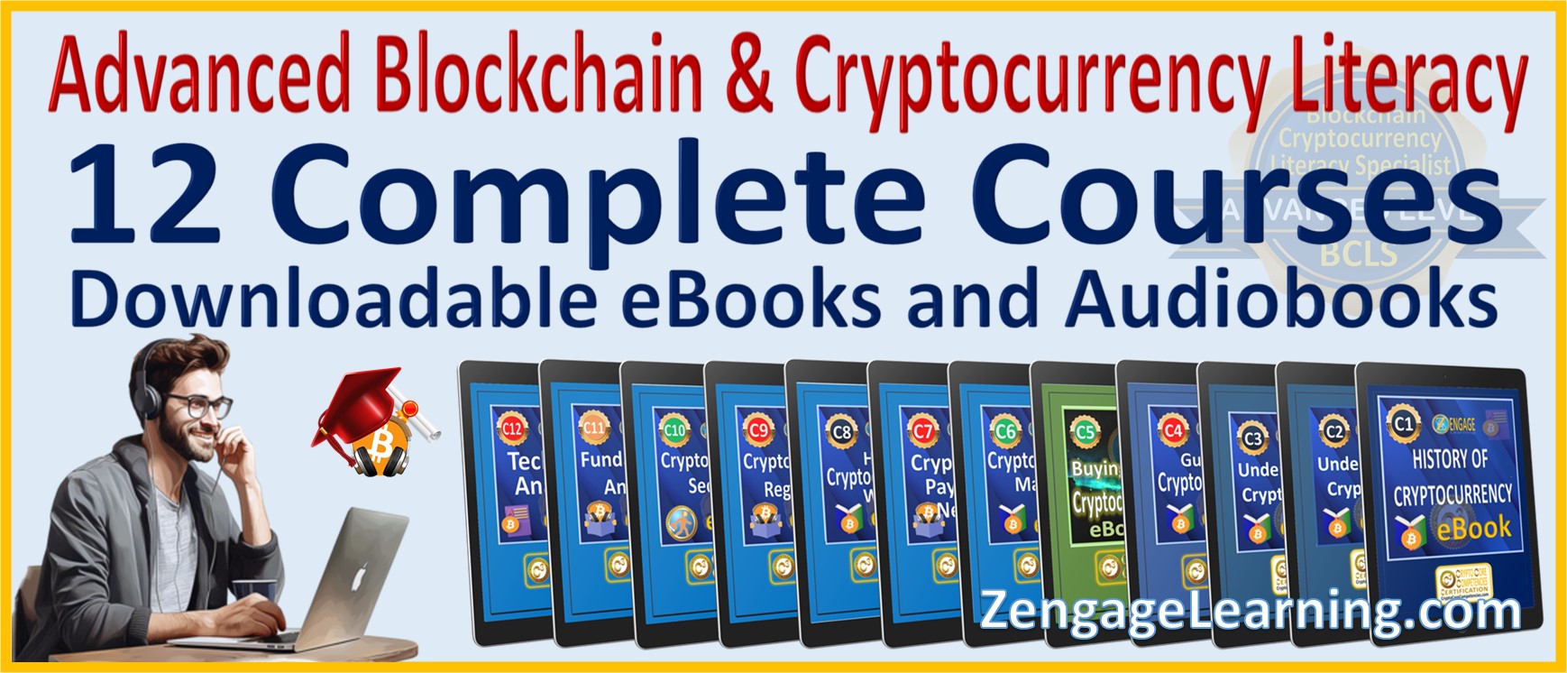 Advanced Blockchain and Cryptocurrency Literacy -Downloadable eBooks and Audiobooks