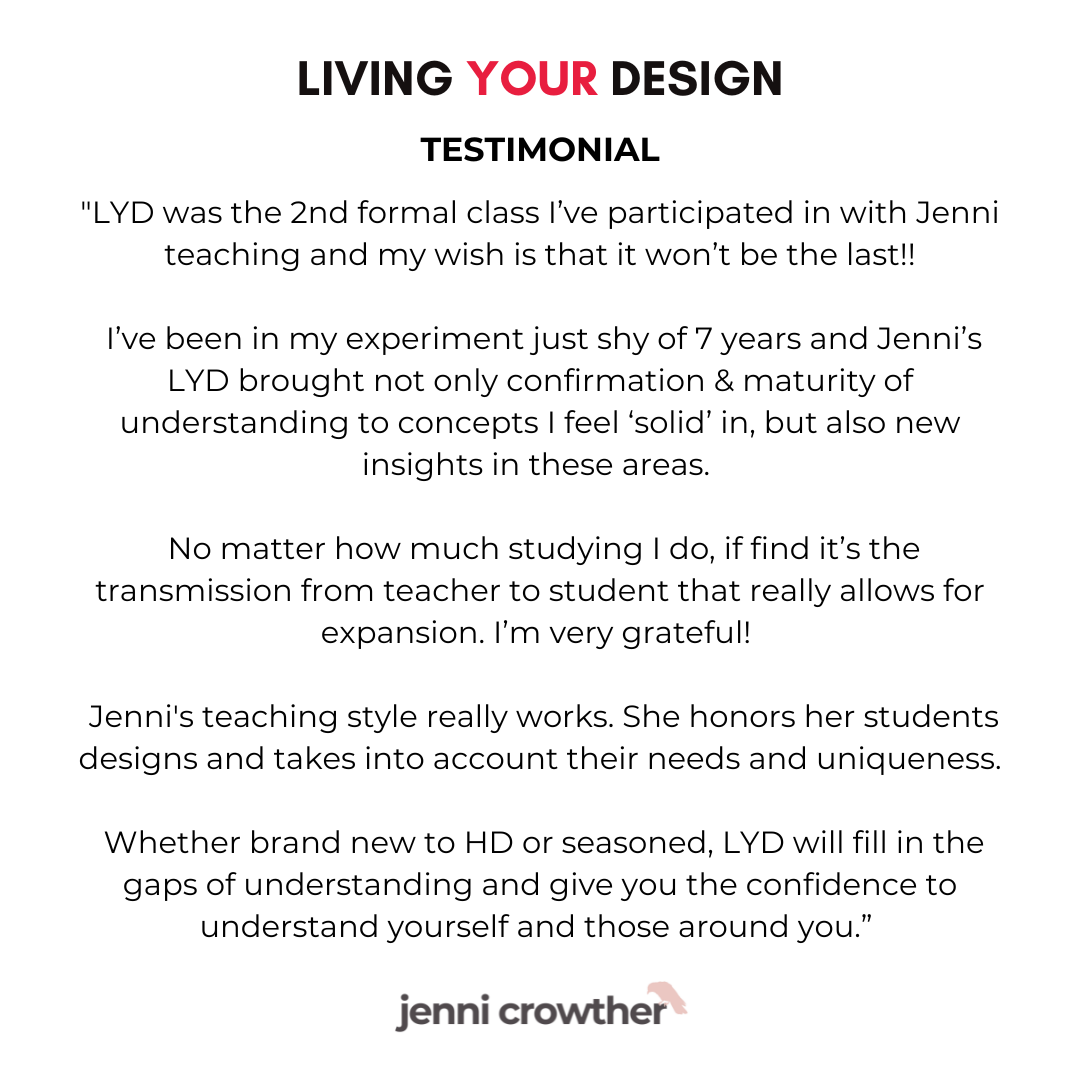 living your design course