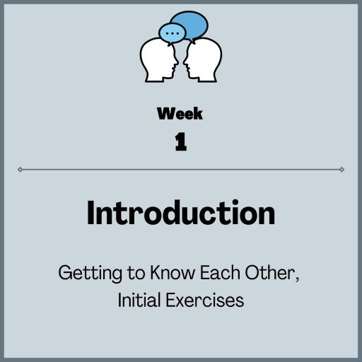 Week 1: Introduction, Getting to Know Each Other, Initial Exercises